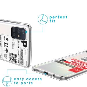 iMoshion Design hoesje Samsung Galaxy A51 - Label