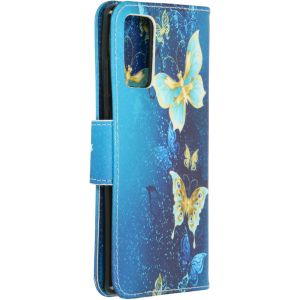 Design Softcase Bookcase Samsung Galaxy Note 20 - Vlinders