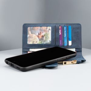 Luxe Portemonnee iPhone 11 Pro - Donkerblauw