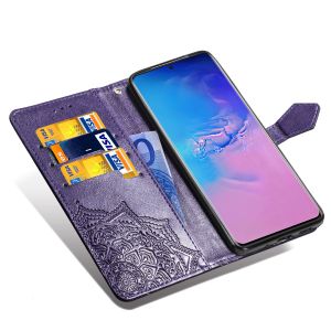 Mandala Bookcase Samsung Galaxy S20 Ultra - Paars
