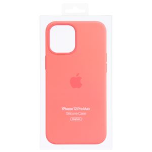 Apple Silicone Backcover MagSafe iPhone 12 Pro Max - Pink Citrus