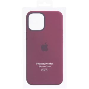 Apple Silicone Backcover MagSafe iPhone 12 Pro Max - Plum