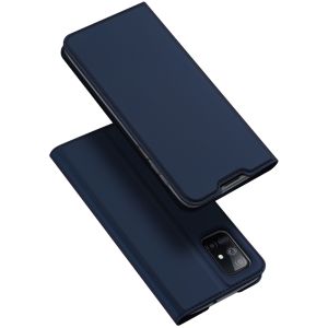 Dux Ducis Slim Softcase Bookcase Samsung Galaxy M51 - Donkerblauw