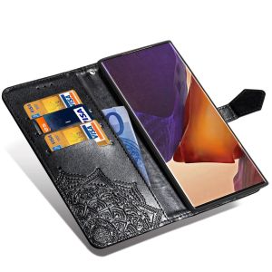 Mandala Bookcase Samsung Galaxy Note 20 Ultra - Zwart