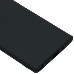 iMoshion Color Backcover Samsung Galaxy Note 10 - Zwart