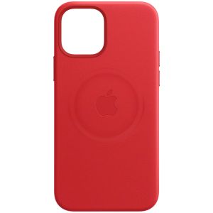 Apple Leather Backcover MagSafe iPhone 12 Pro Max - Red