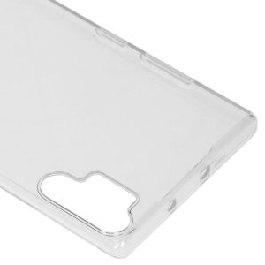 Softcase Backcover Samsung Galaxy Note 10 Plus - Transparant