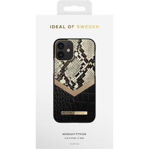 iDeal of Sweden Atelier Backcover iPhone 12 Mini - Midnight Python