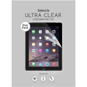 Selencia Duo Pack Ultra Clear Screenprotector iPad 4 (2012) 9.7 inch / iPad 4 (2012) 9.7 inch / iPad 2 (2011) 9.7 inch