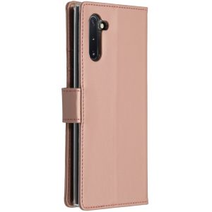 Accezz Wallet Softcase Bookcase Samsung Galaxy Note 10 - Rosé Goud