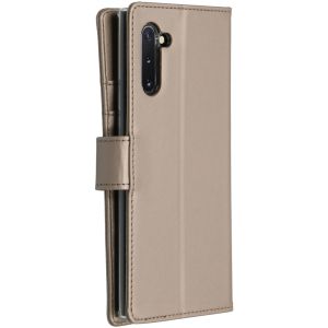 Accezz Wallet Softcase Bookcase Samsung Galaxy Note 10 - Goud