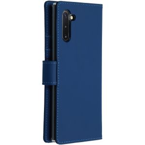 Accezz Wallet Softcase Bookcase Samsung Galaxy Note 10 - Blauw