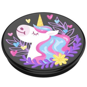 PopSockets PopGrip - Afneembaar - Unicorn Day Dreams Black Gloss