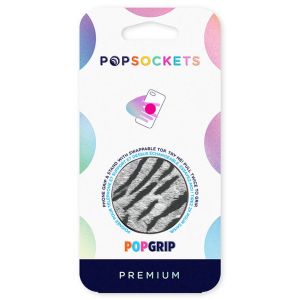 PopSockets PopGrip - Afneembaar - Vegan Leather Zebra