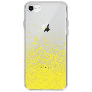 Design Backcover iPhone SE (2022 / 2020) / 8 / 7 - Splatter Yellow