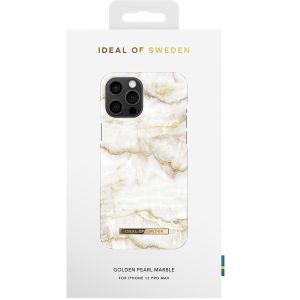 iDeal of Sweden Fashion Backcover iPhone 12 Pro Max - Golden Pearl Marble