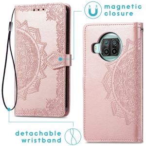 iMoshion Mandala Bookcase Xiaomi Mi 10T Lite - Rosé Goud