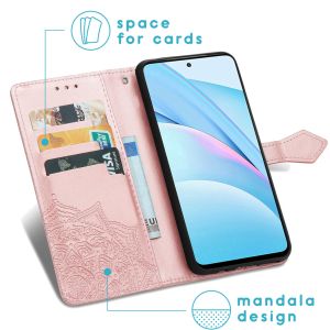 iMoshion Mandala Bookcase Xiaomi Mi 10T Lite - Rosé Goud