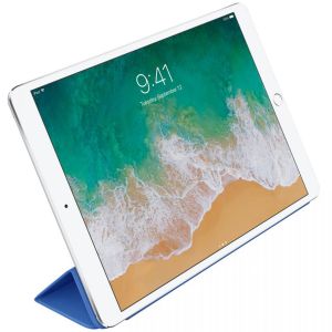Apple Leather Smart Cover iPad 9 (2021) 10.2 inch / 8 (2020) 10.2 inch / 7 (2019) 10.2 inch / Pro 10.5 (2017) / Air 3 (2019) - Blauw