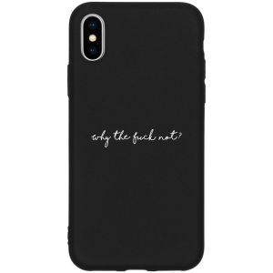 Design Backcover Color iPhone X / Xs