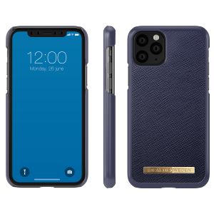 iDeal of Sweden Saffiano Backcover iPhone 11 Pro - Blauw