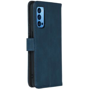 iMoshion Luxe Bookcase Oppo Reno4 Pro 5G - Donkerblauw