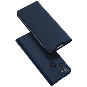 Dux Ducis Slim Softcase Bookcase Galaxy M11 / A11 - Donkerblauw