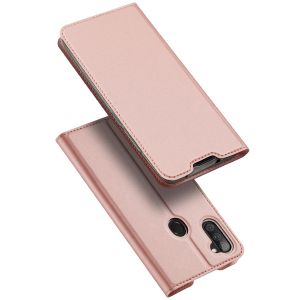 Dux Ducis Slim Softcase Bookcase Galaxy M11 / A11 - Rosé Goud