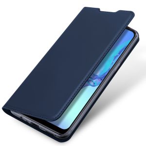 Dux Ducis Slim Softcase Bookcase Oppo A53 / Oppo A53s - Donkerblauw