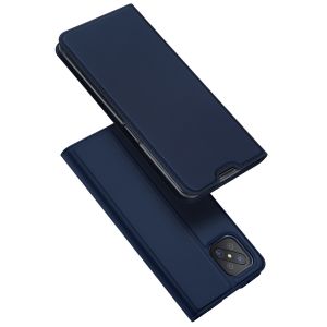 Dux Ducis Slim Softcase Bookcase Oppo Reno4 Z 5G - Donkerblauw