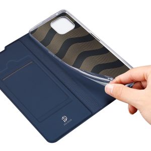 Dux Ducis Slim Softcase Bookcase Oppo Reno4 Z 5G - Donkerblauw