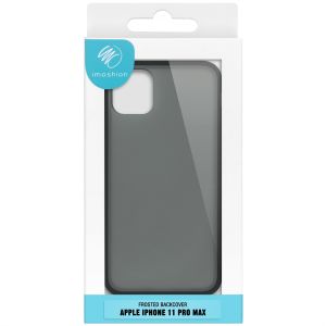 iMoshion Frosted Backcover iPhone 11 Pro Max - Zwart