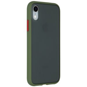 iMoshion Frosted Backcover iPhone Xr - Groen