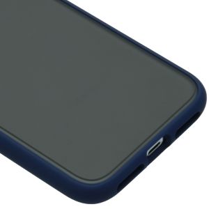 iMoshion Frosted Backcover iPhone X / Xs - Blauw