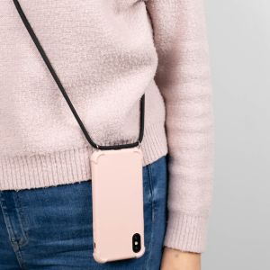 iMoshion Color Backcover met koord iPhone SE (2022 / 2020) / 8 / 7 - Roze
