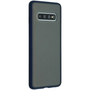 iMoshion Frosted Backcover Samsung Galaxy S10 - Blauw