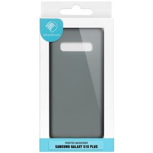 iMoshion Frosted Backcover Samsung Galaxy S10 Plus - Zwart
