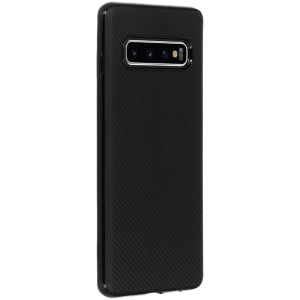 Carbon Softcase Backcover Samsung Galaxy S10