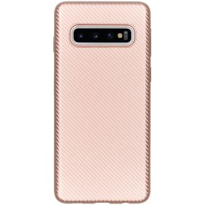Carbon Softcase Backcover Samsung Galaxy S10