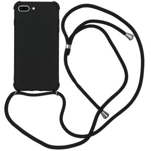iMoshion Color Backcover met koord iPhone 8 Plus / 7 Plus - Zwart