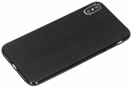 Carbon Softcase Backcover iPhone Xs Max
