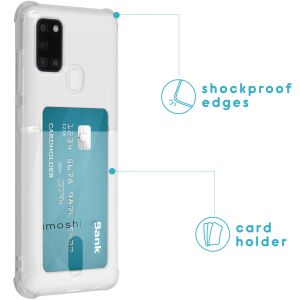 iMoshion Softcase Backcover met pashouder Galaxy A21s - Transparant
