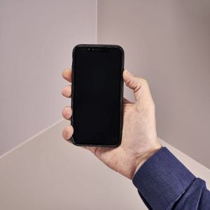 Carbon Softcase Backcover Huawei P Smart (2019) - Zwart