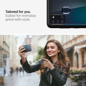 Spigen Ultra Hybrid Backcover Samsung Galaxy A21s - Zwart