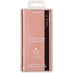Samsung Originele Clear View Bookcase Galaxy Note 20 Ultra - Mystic Bronze