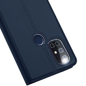 Dux Ducis Slim Softcase Bookcase OnePlus Nord N10 5G - Donkerblauw