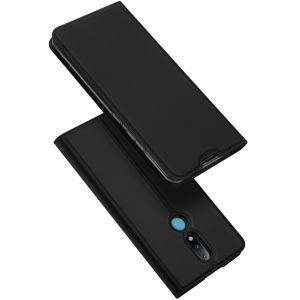 Dux Ducis Slim Softcase Bookcase Nokia 2.4 - Zwart