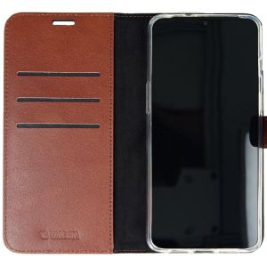 Valenta Leather Bookcase OnePlus 7 - Bruin