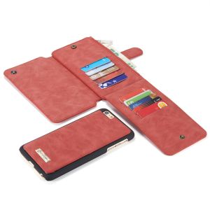 CaseMe Luxe 2 in 1 Portemonnee Bookcase iPhone 6 / 6s - Rood