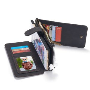 CaseMe Luxe 2 in 1 Portemonnee Bookcase iPhone 6 / 6s - Zwart